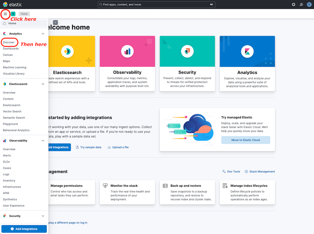 Kibana - Discover